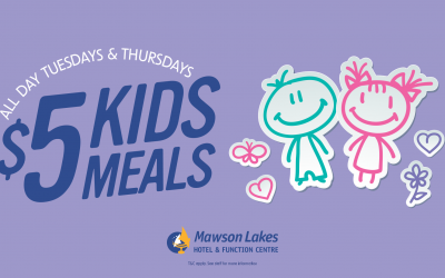 $5 Kids Meals Tuesday & Thursday