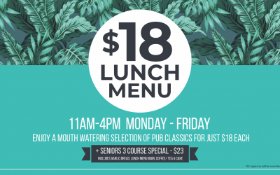 $18 Lunch Special