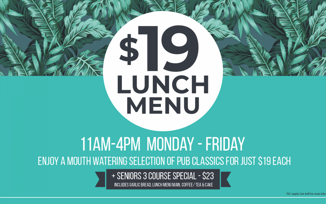 $19 Lunch Special